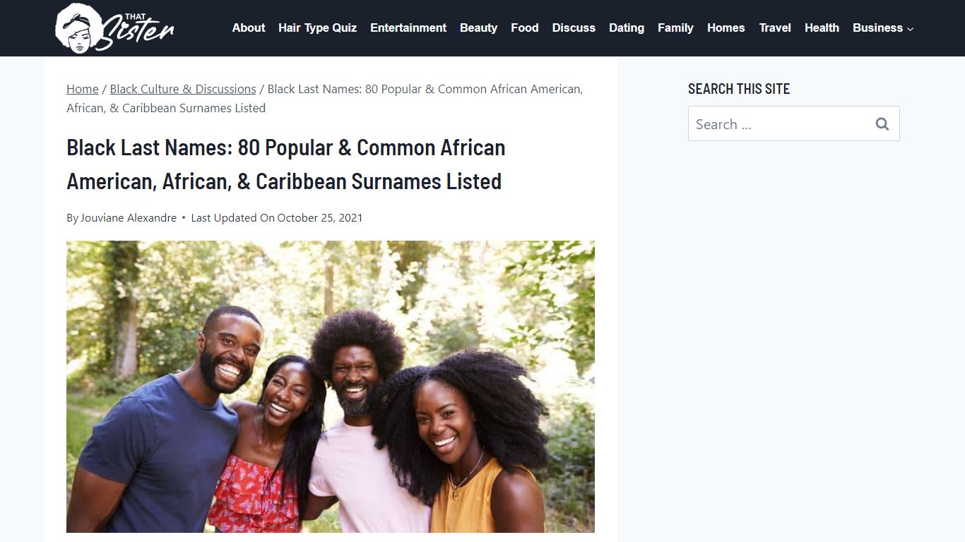 Black Last Names: 80 Popular & Common African American, African ...