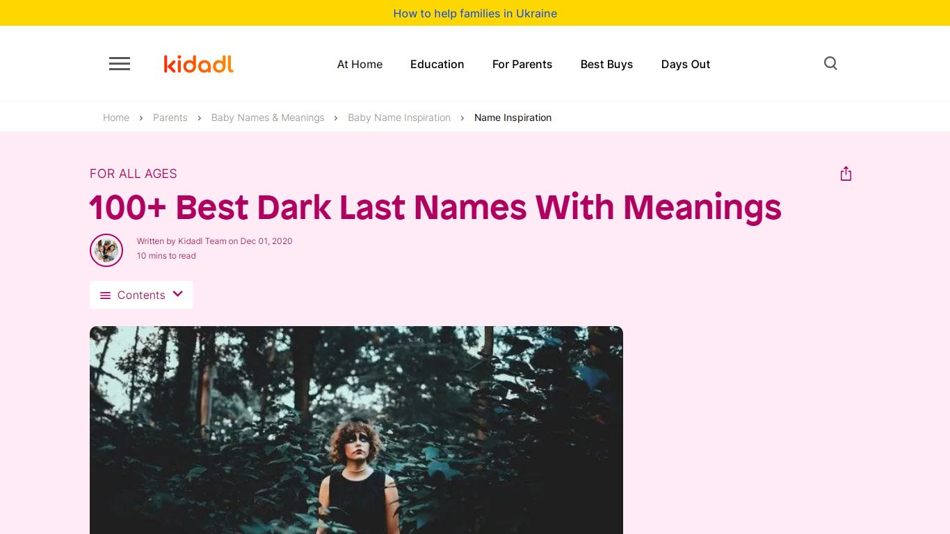 100+ Best Dark Last Names With Meanings - Kidadl