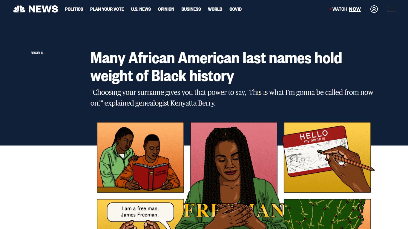 Many African American last names hold weight of Black history